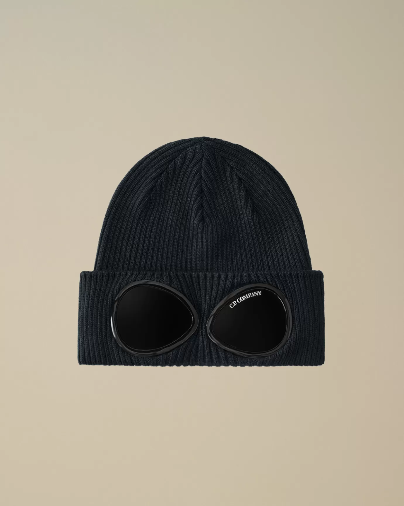 Kids Wool Knit Goggle Beanie<C.P. Company New