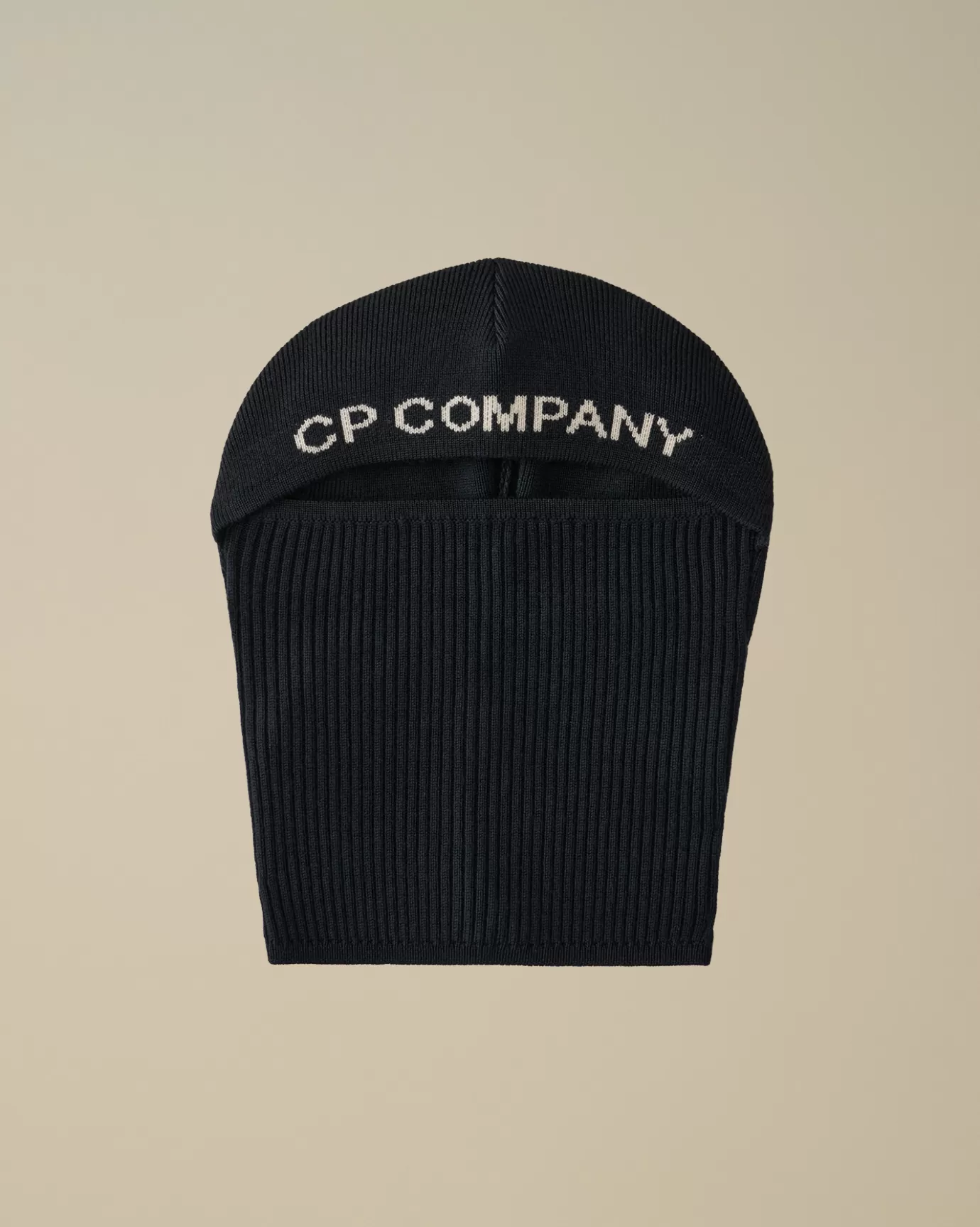 Kids Wool Knit Logo Balaclava<C.P. Company Discount