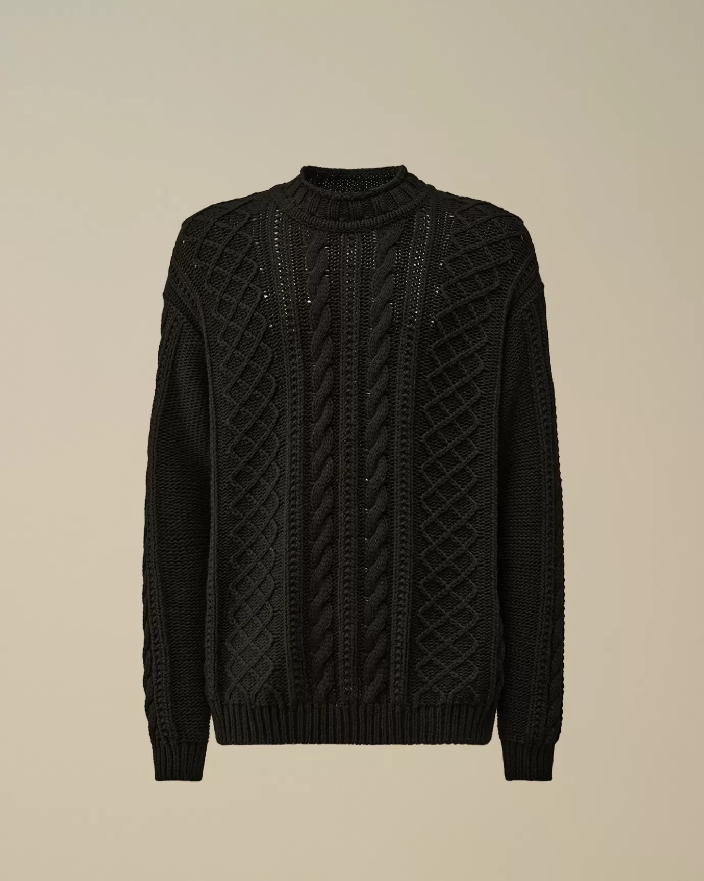 Lambswool Funnel Neck Knit<C.P. Company Sale