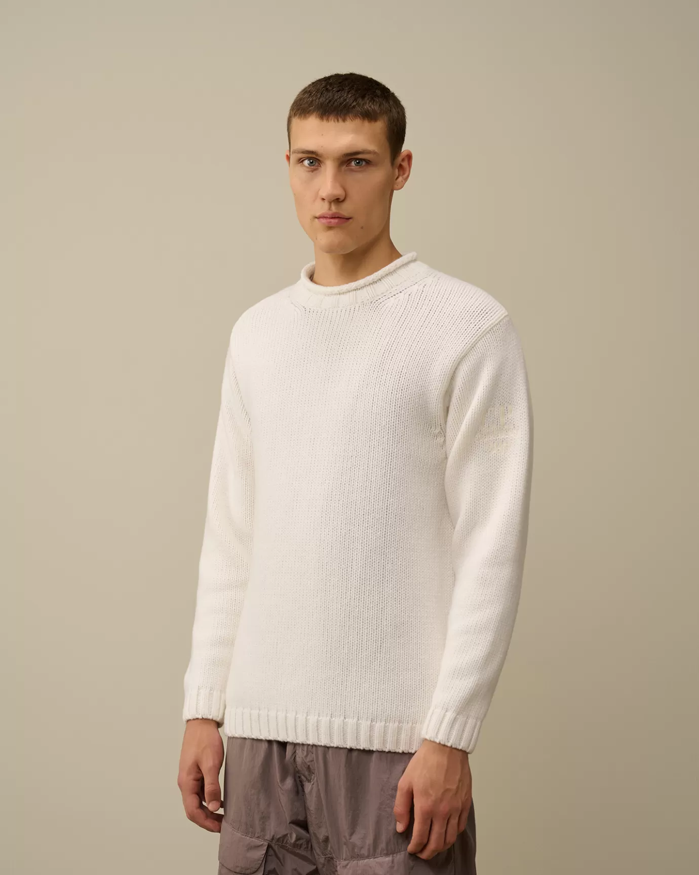 Lambswool GRS Boxy Crew Neck Knit<C.P. Company Fashion