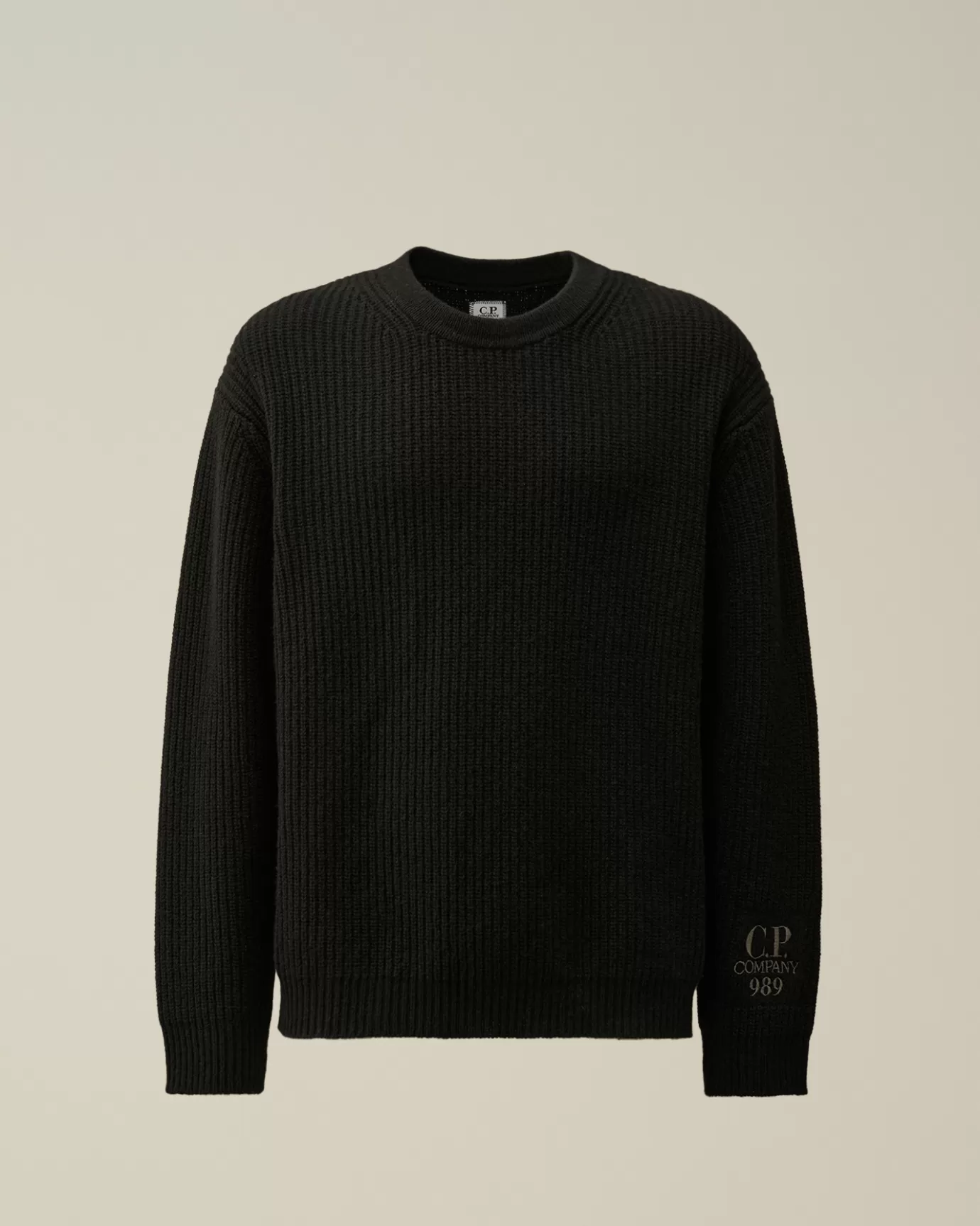 Lambswool GRS Boxy Crew Neck Ribbed Knit<C.P. Company Online