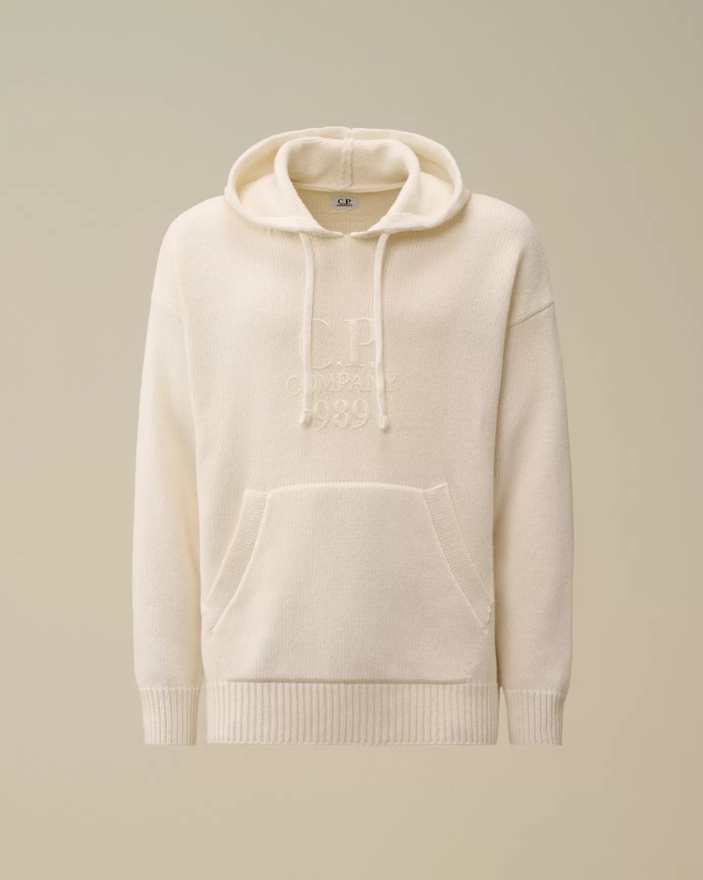 Lambswool GRS Boxy Hooded Knit<C.P. Company Shop