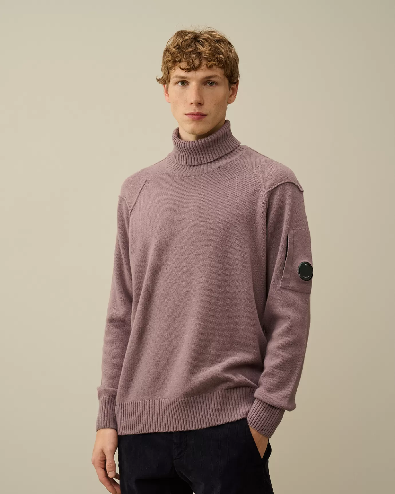 Lambswool GRS Turtleneck Knit<C.P. Company Online