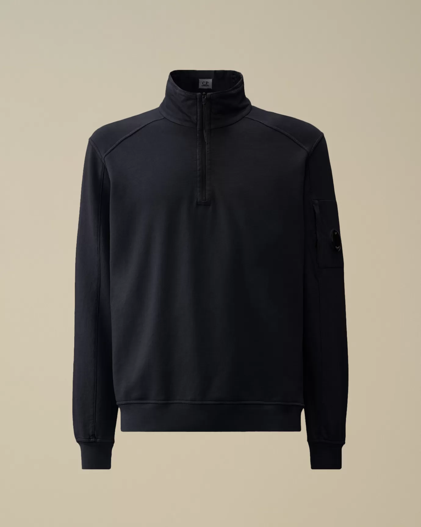 Light Fleece Half Zipped Sweatshirt<C.P. Company Flash Sale