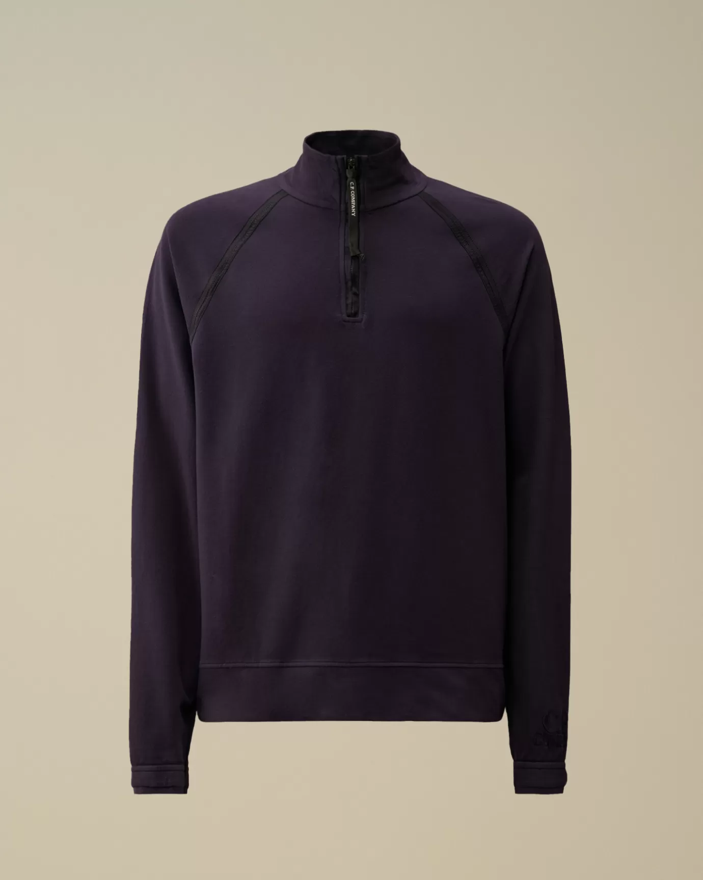 Light Fleece Half Zipped Sweatshirt<C.P. Company Discount