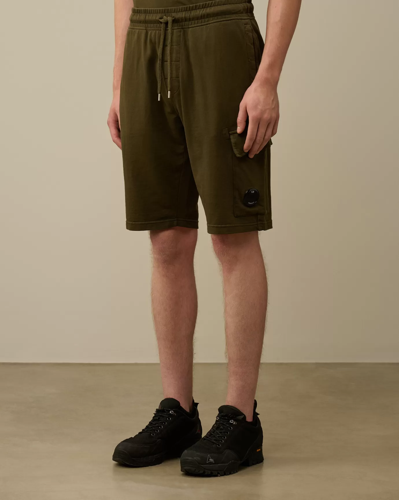 Light Fleece Lens Shorts<C.P. Company Flash Sale