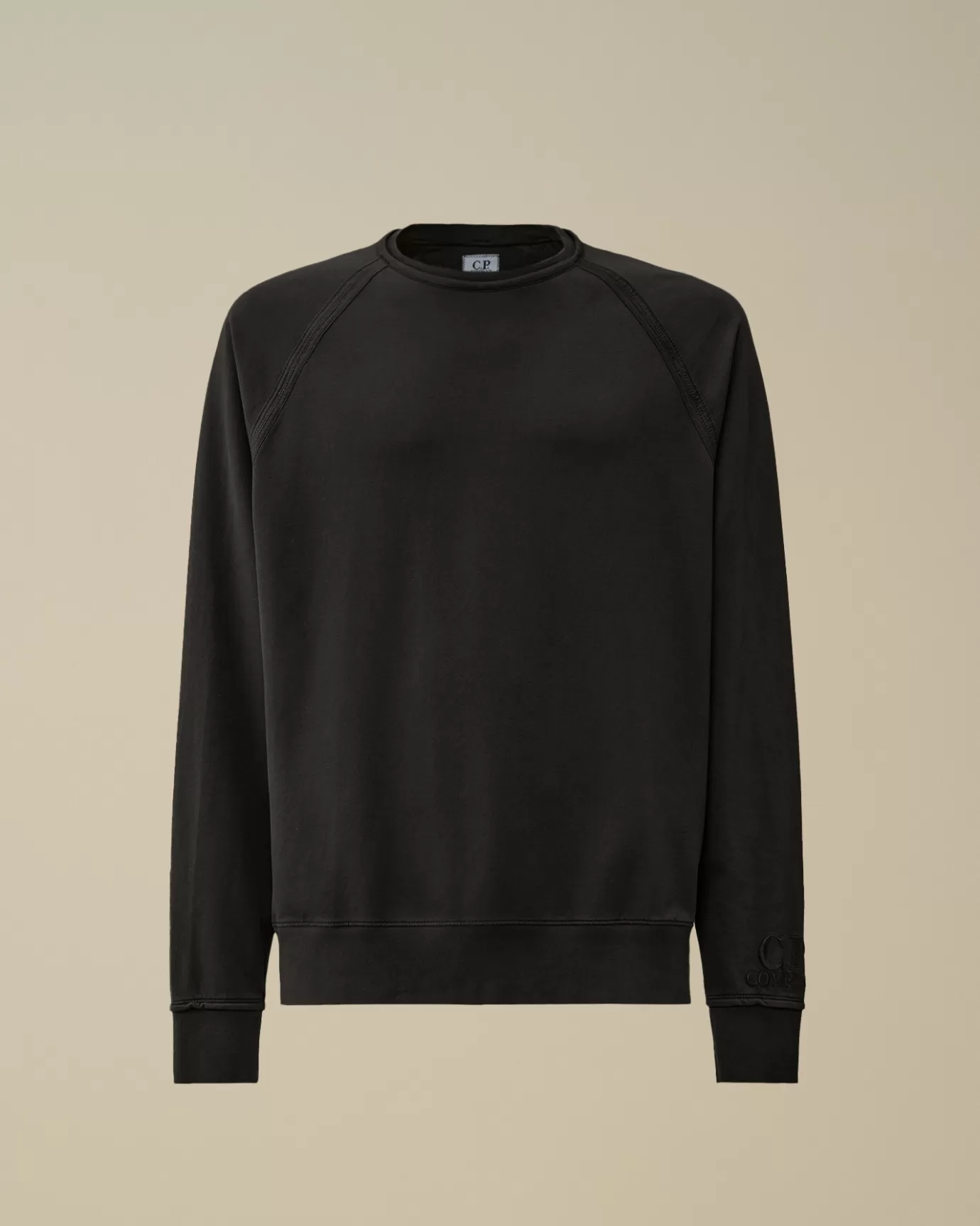 Light Fleece Logo Crew Neck Sweatshirt<C.P. Company Sale