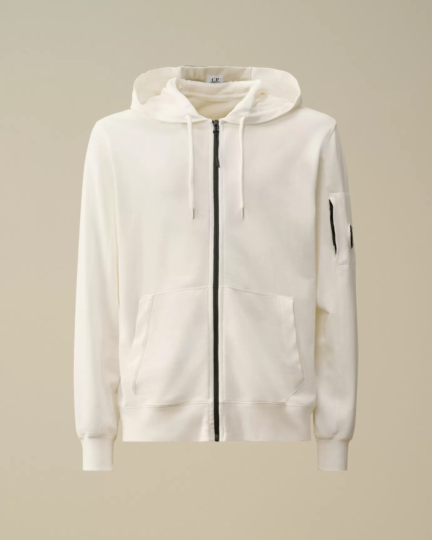 Light Fleece Zipped Hooded Sweatshirt<C.P. Company Online