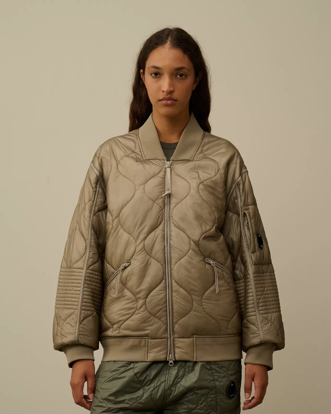 Liner Padded Bomber Jacket<C.P. Company Sale