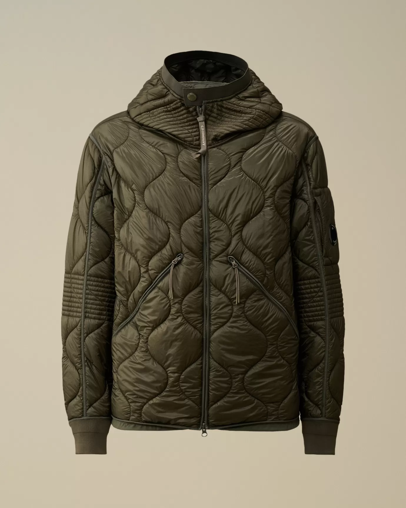 Liner Padded Hooded Jacket<C.P. Company Clearance