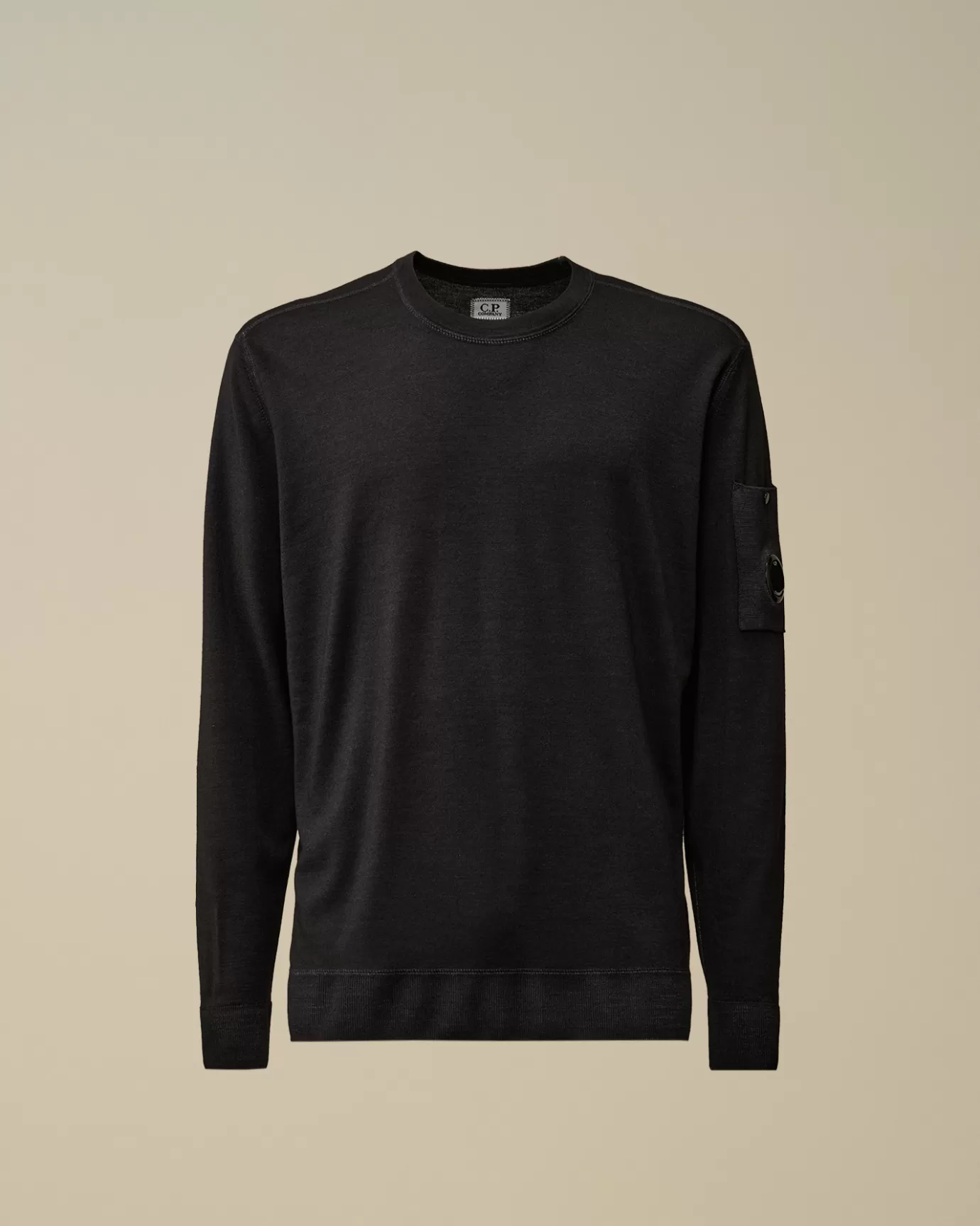 Merino Wool Fast Dyed Crew Neck Knit<C.P. Company Outlet