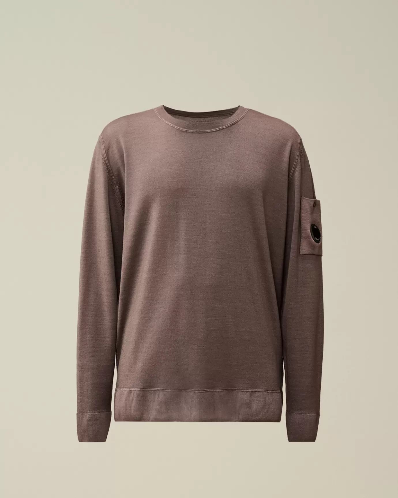 Merino Wool Fast Dyed Crew Neck Knit<C.P. Company Sale