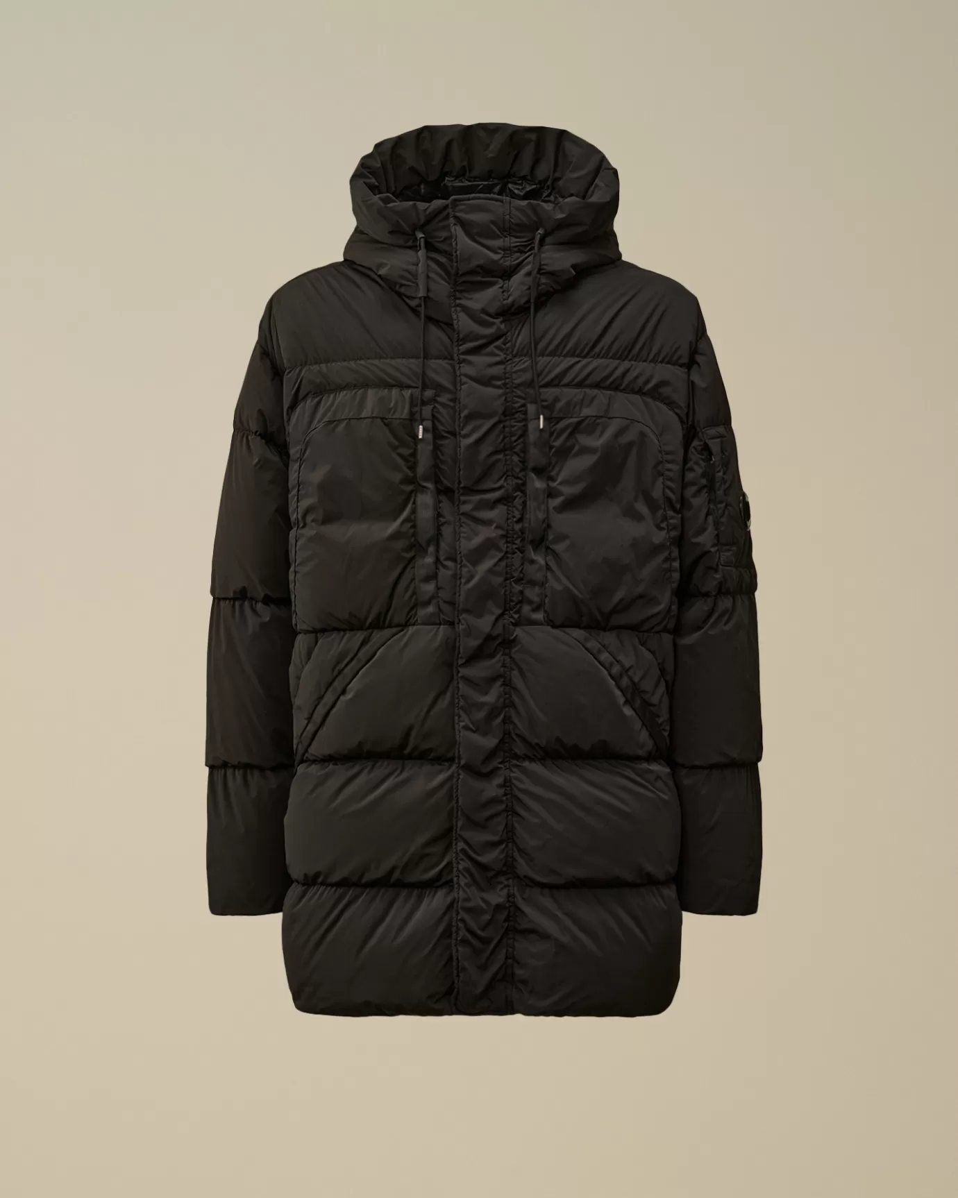 Nycra-R Hooded Long Down Jacket<C.P. Company Best Sale