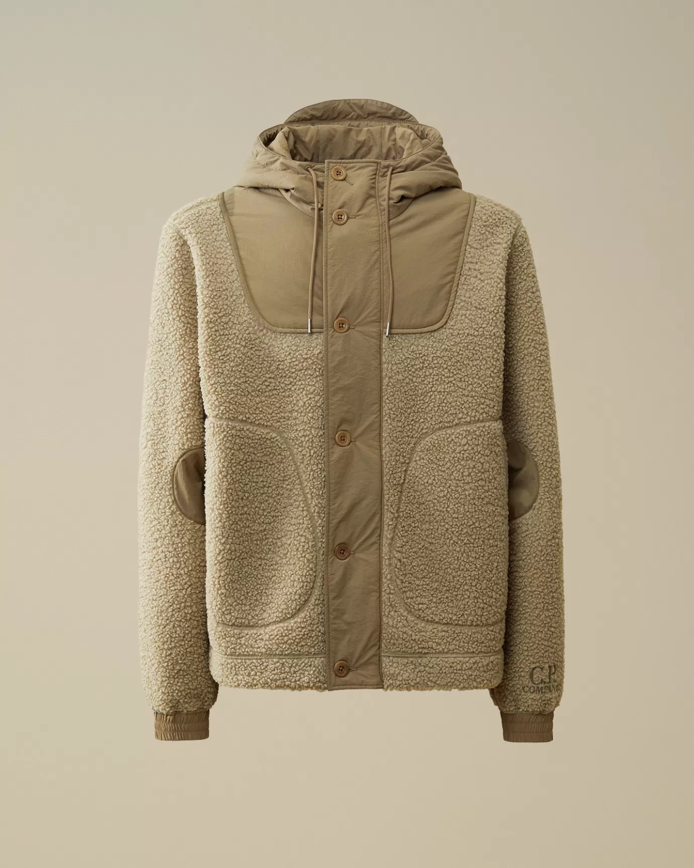 Polar Shell Mixed Hooded Jacket<C.P. Company Fashion