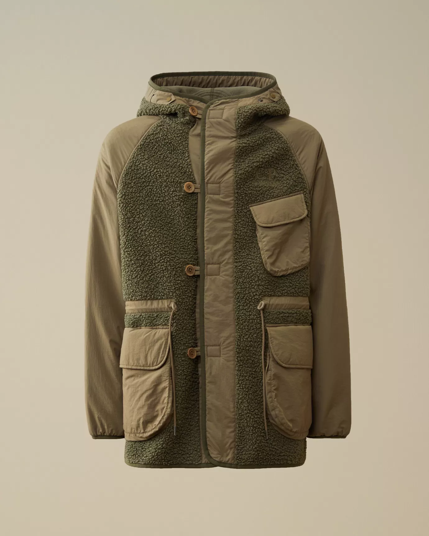 Polar Shell Mixed Hooded Parka<C.P. Company Store