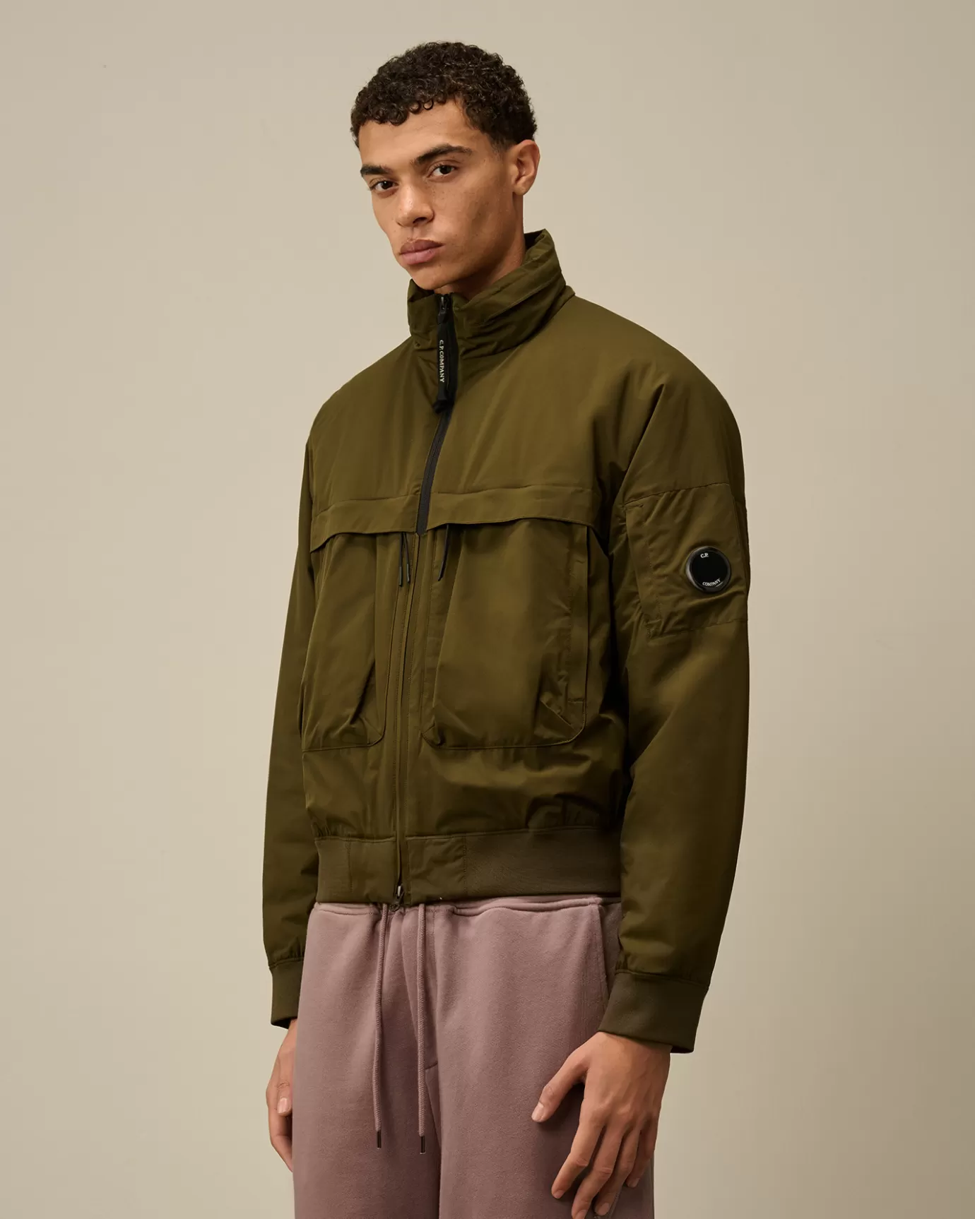 Pro-Tek Bomber Padded Jacket<C.P. Company Cheap