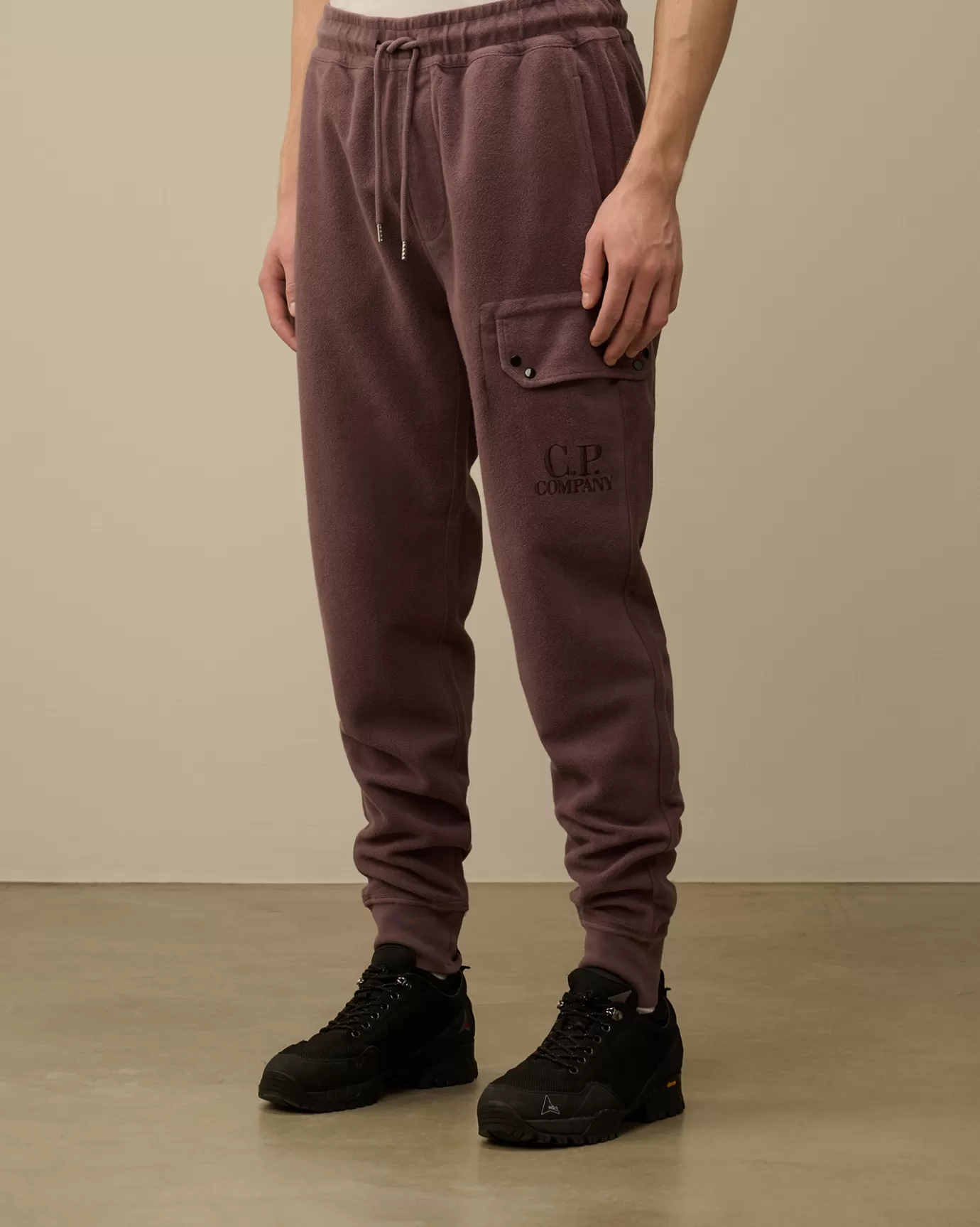 Reverse Brushed & Emerized Diagonal Fleece Sweatpants<C.P. Company Shop