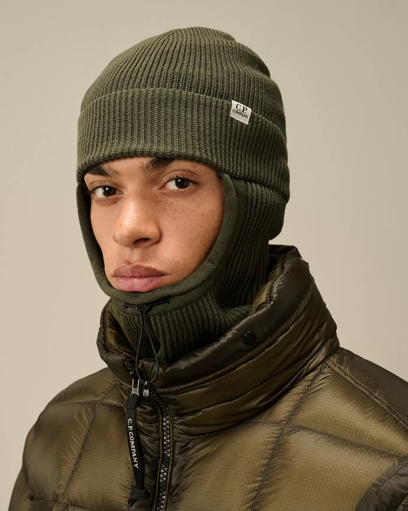 Re-Wool Beanie Balaclava<C.P. Company Fashion