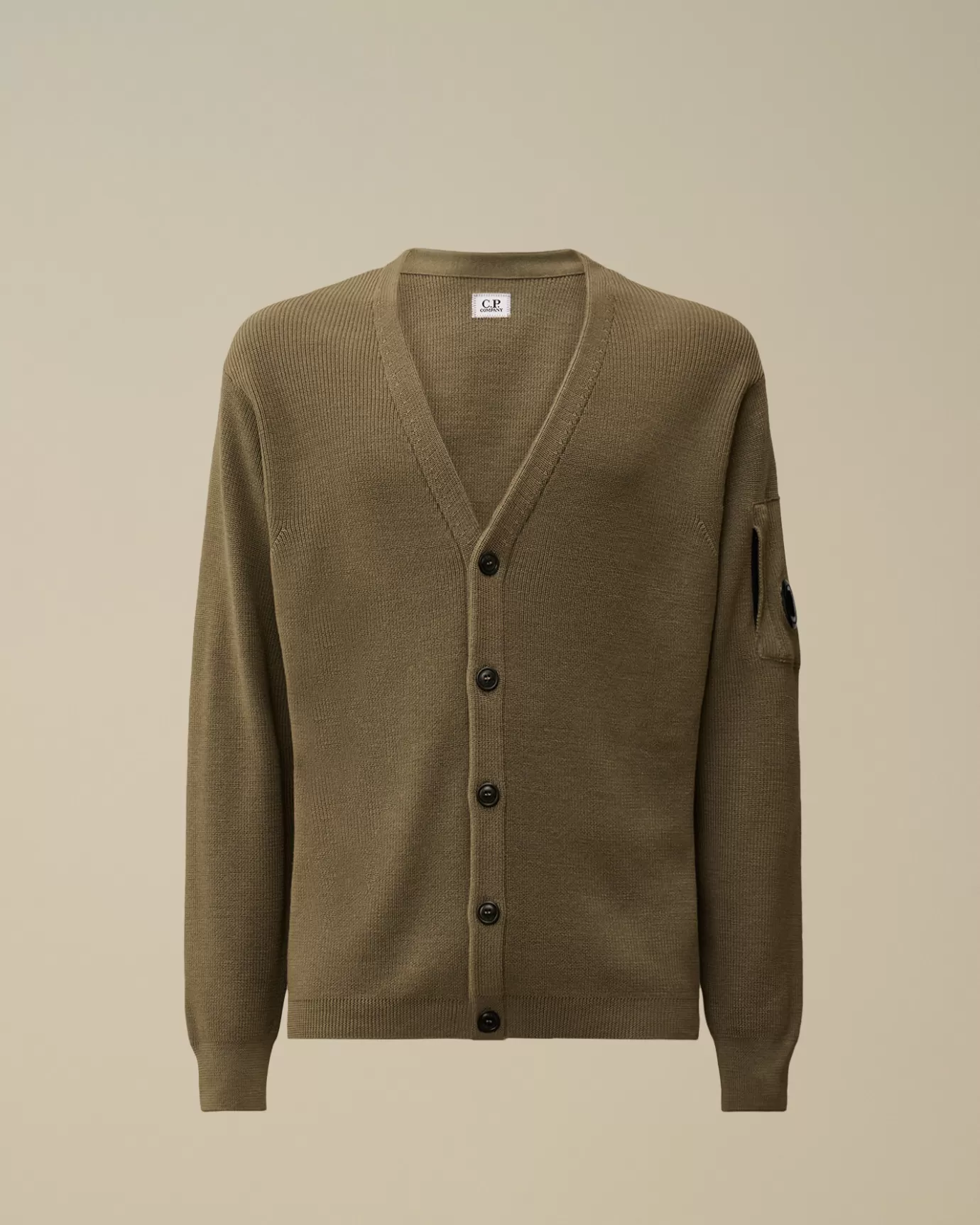 Re-Wool Buttoned Cardigan<C.P. Company Shop