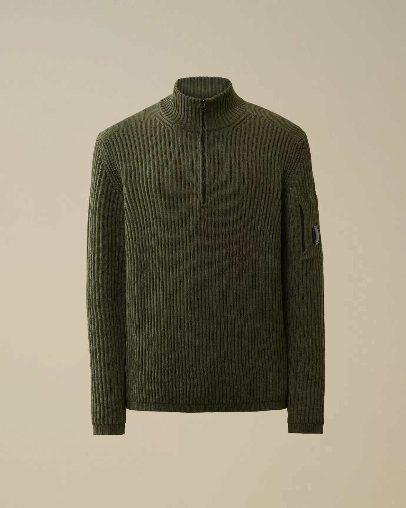 Re-Wool Half Zip Knit<C.P. Company Store