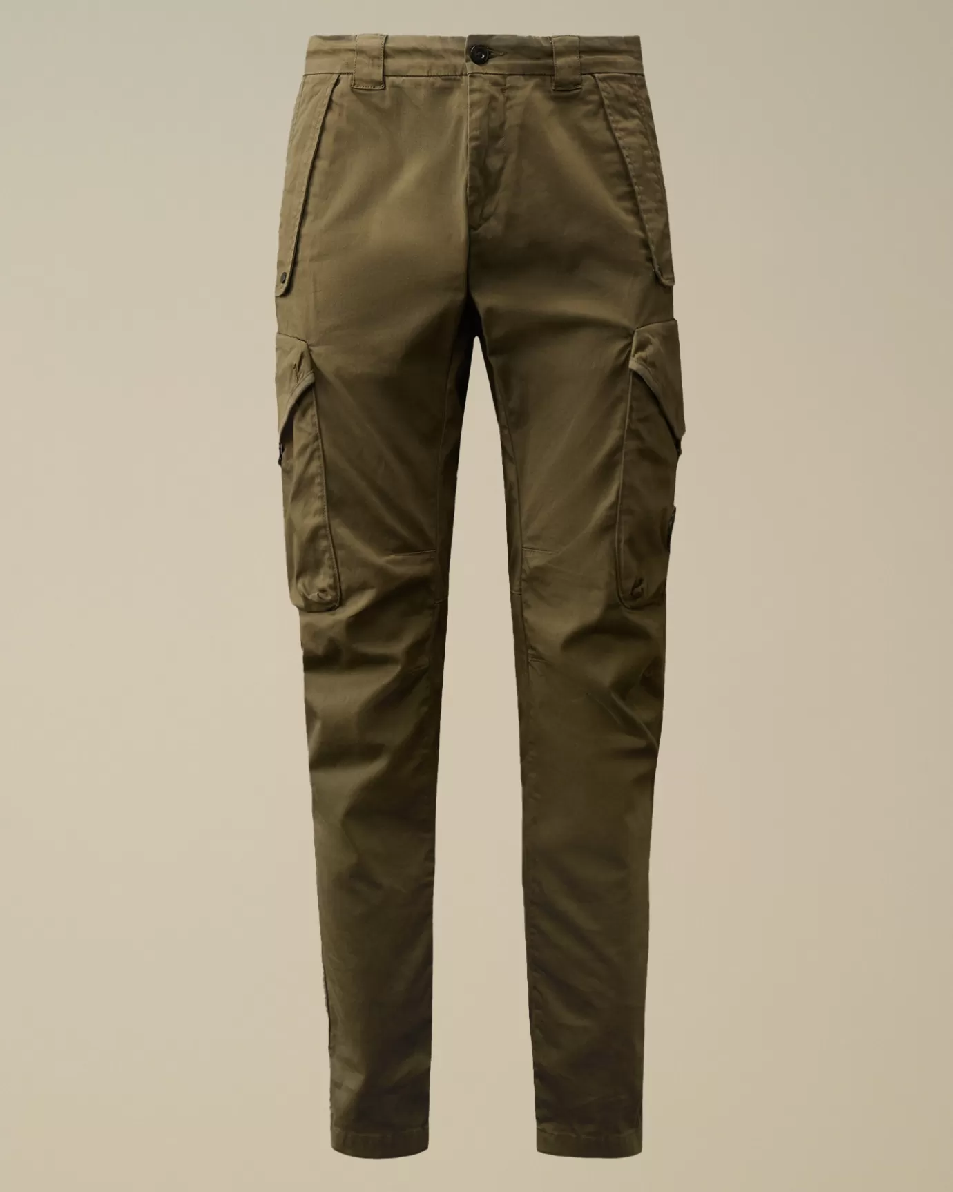 Stretch Sateen Ergonomic Lens Cargo Pants<C.P. Company New