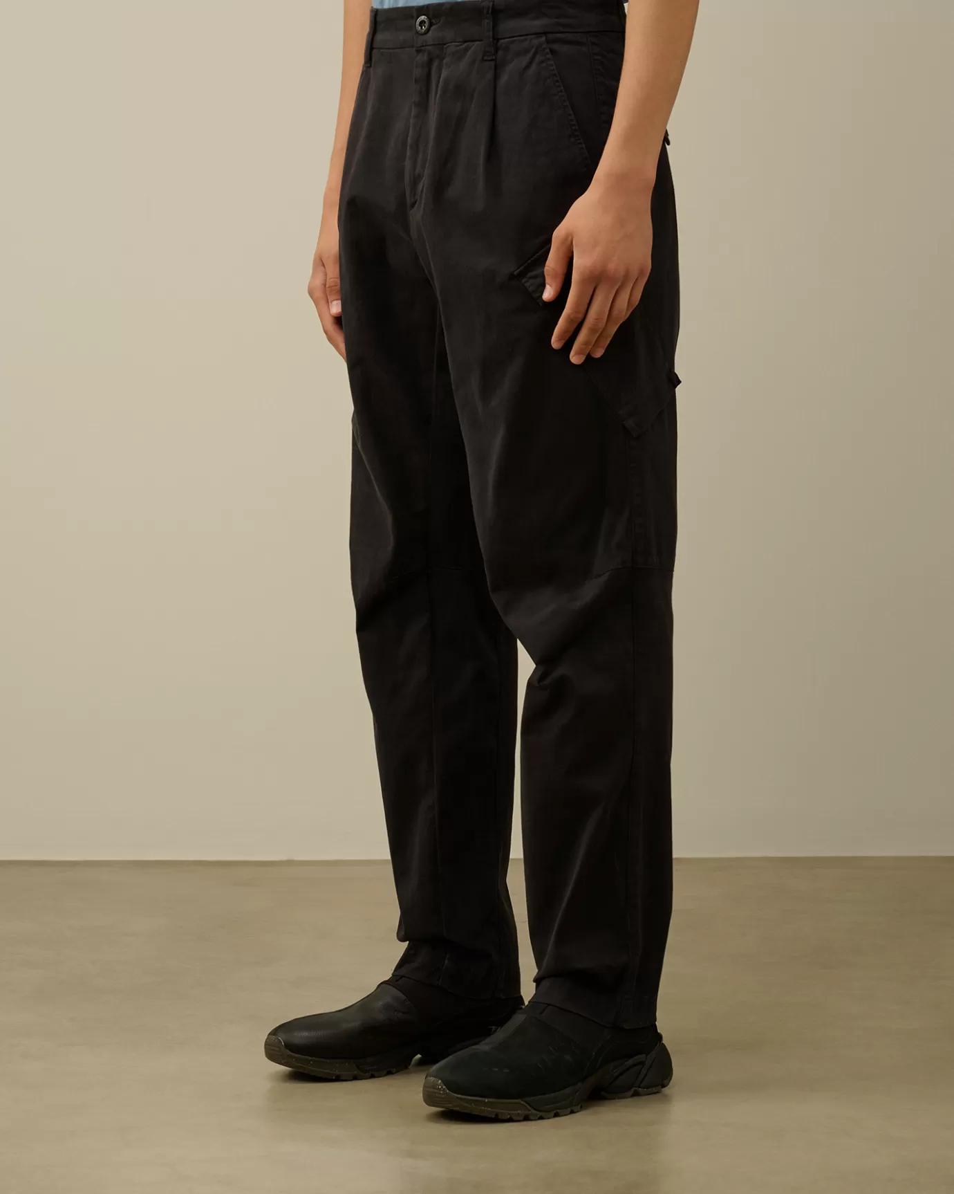 Stretch Sateen Loose Chino Pants<C.P. Company Hot