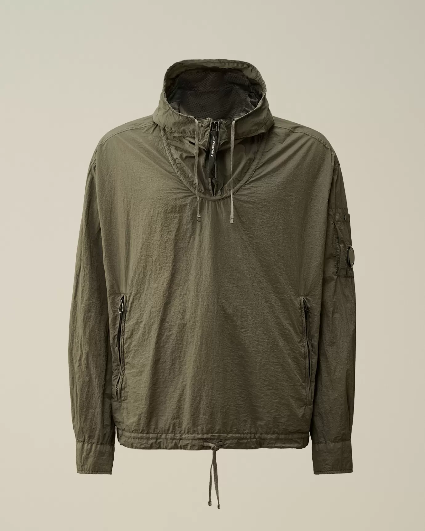 Taylon-L Half Zipped Hooded Overshirt<C.P. Company Discount