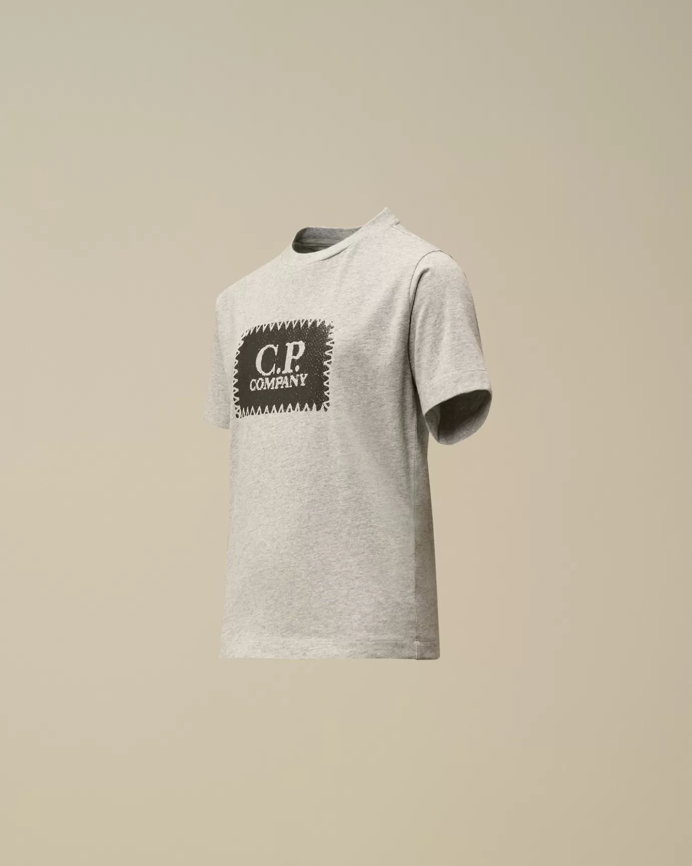 U16 Cotton Jersey 30/1 Label Style T-Shirt<C.P. Company Flash Sale