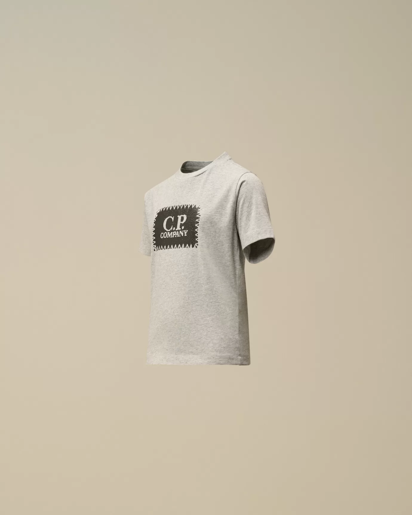 U16 Cotton Jersey 30/1 Label Style T-Shirt<C.P. Company Clearance