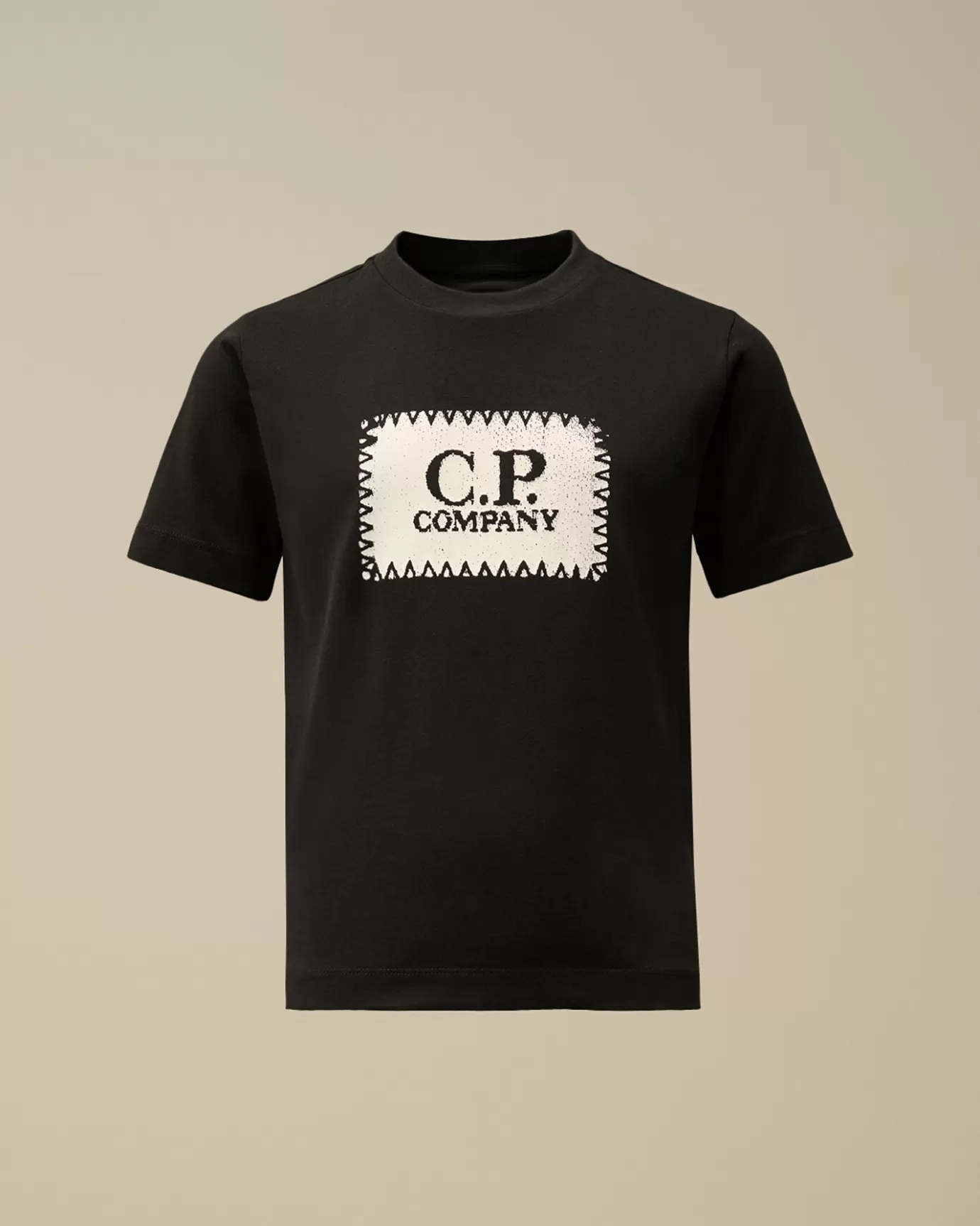 U16 Cotton Jersey 30/1 Label Style T-Shirt<C.P. Company Sale