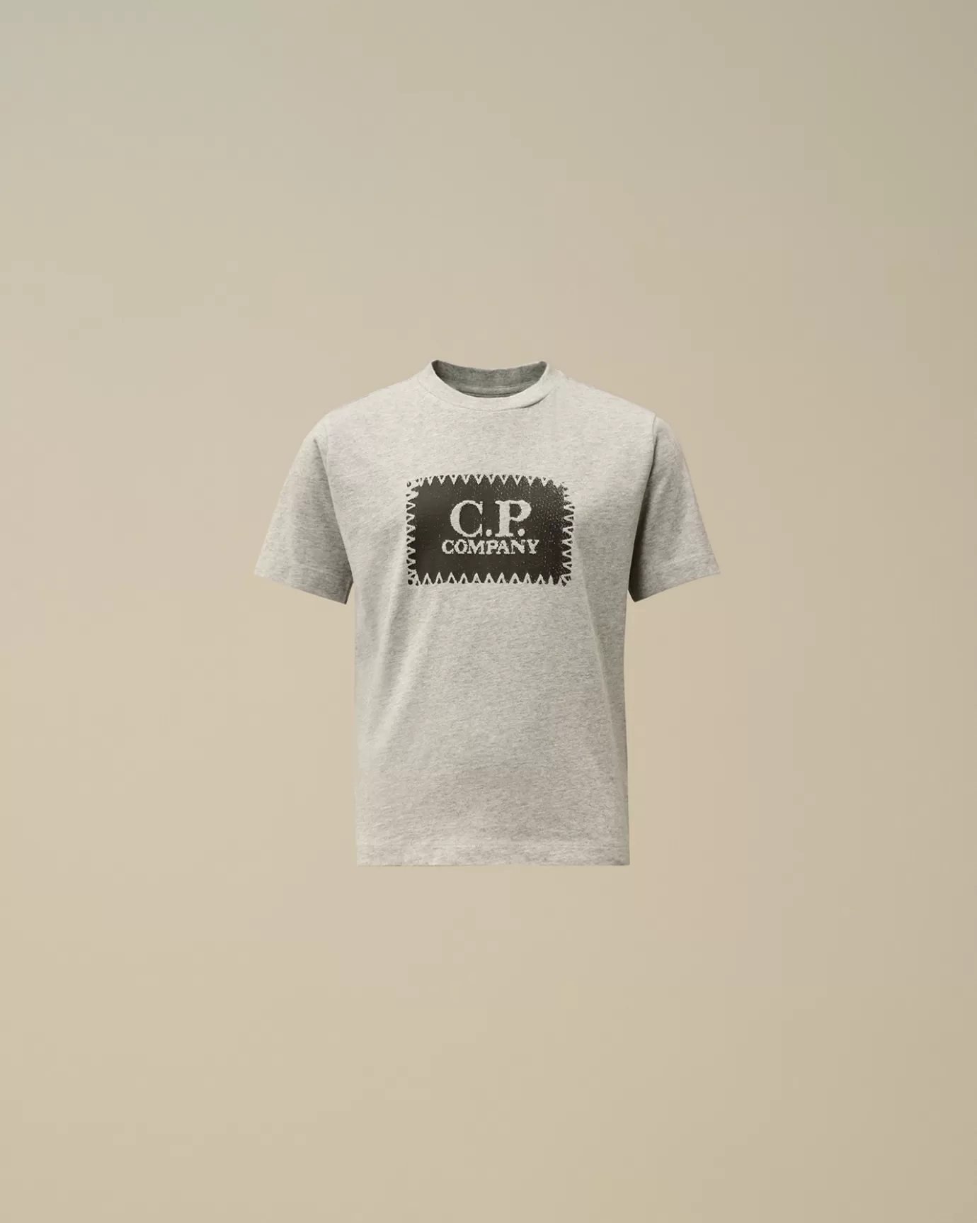 U16 Cotton Jersey 30/1 Label Style T-Shirt<C.P. Company Clearance