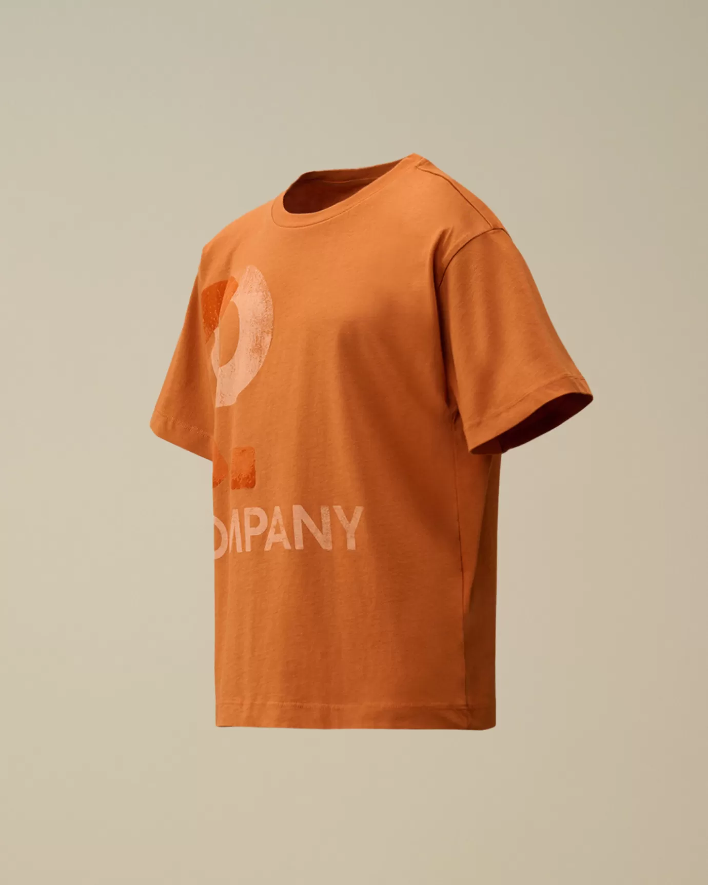 U16 Cotton Jersey 30/1 Maxi Logo T-Shirt<C.P. Company Clearance