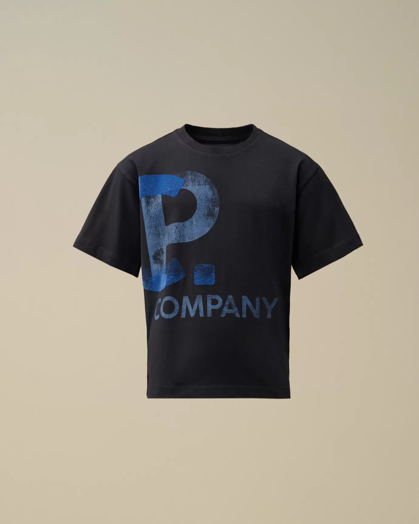 U16 Cotton Jersey 30/1 Maxi Logo T-Shirt<C.P. Company Online