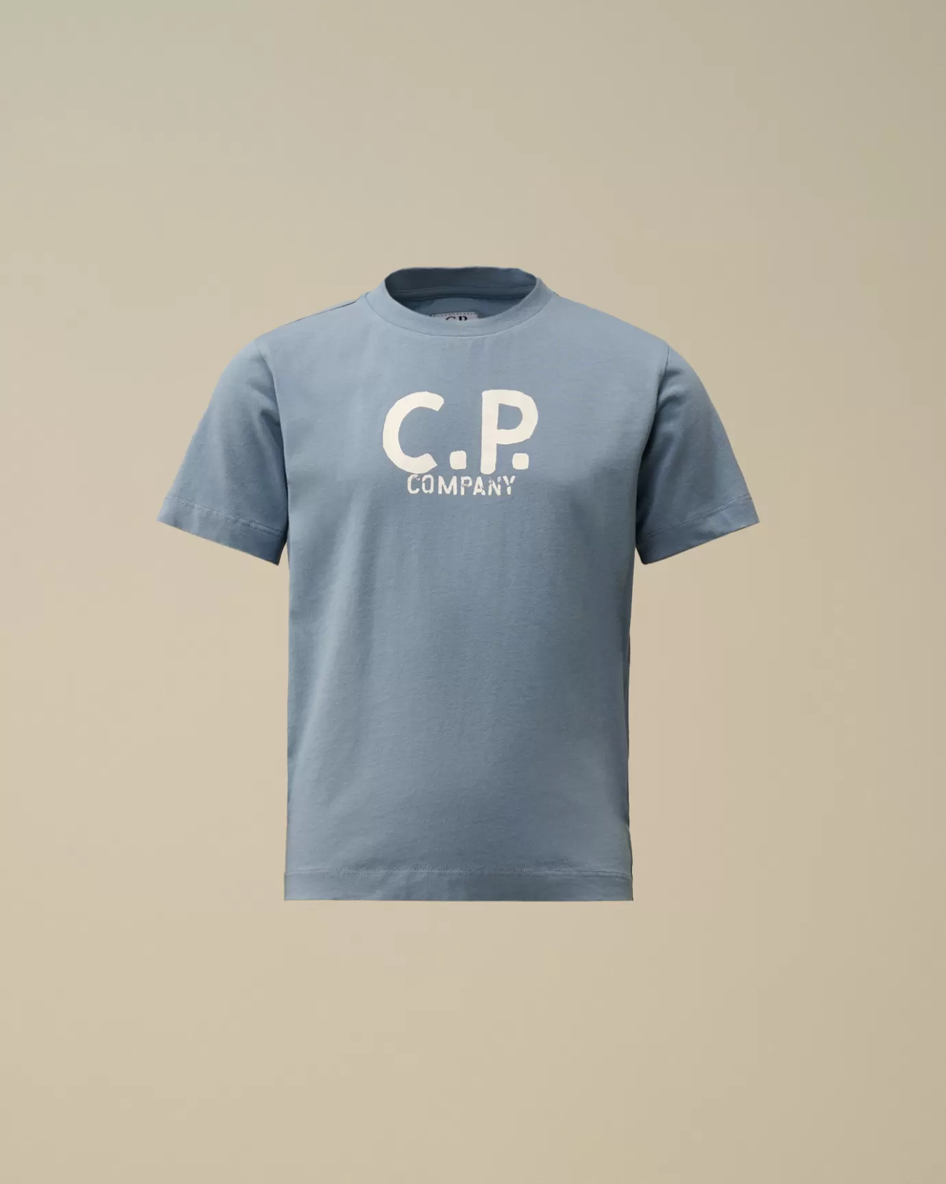 U16 Cotton Jersey 30/1 Printed Logo T-Shirt<C.P. Company Fashion