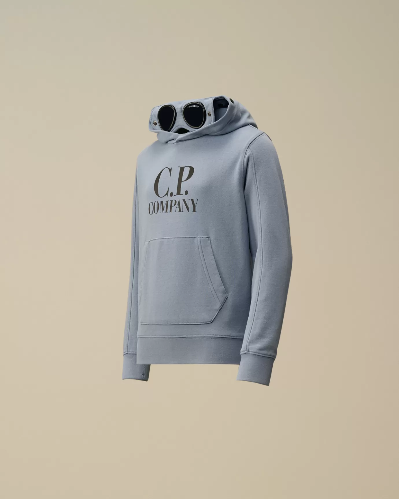 U16 Diagonal Fleece Goggle Hooded Sweatshirt<C.P. Company Outlet