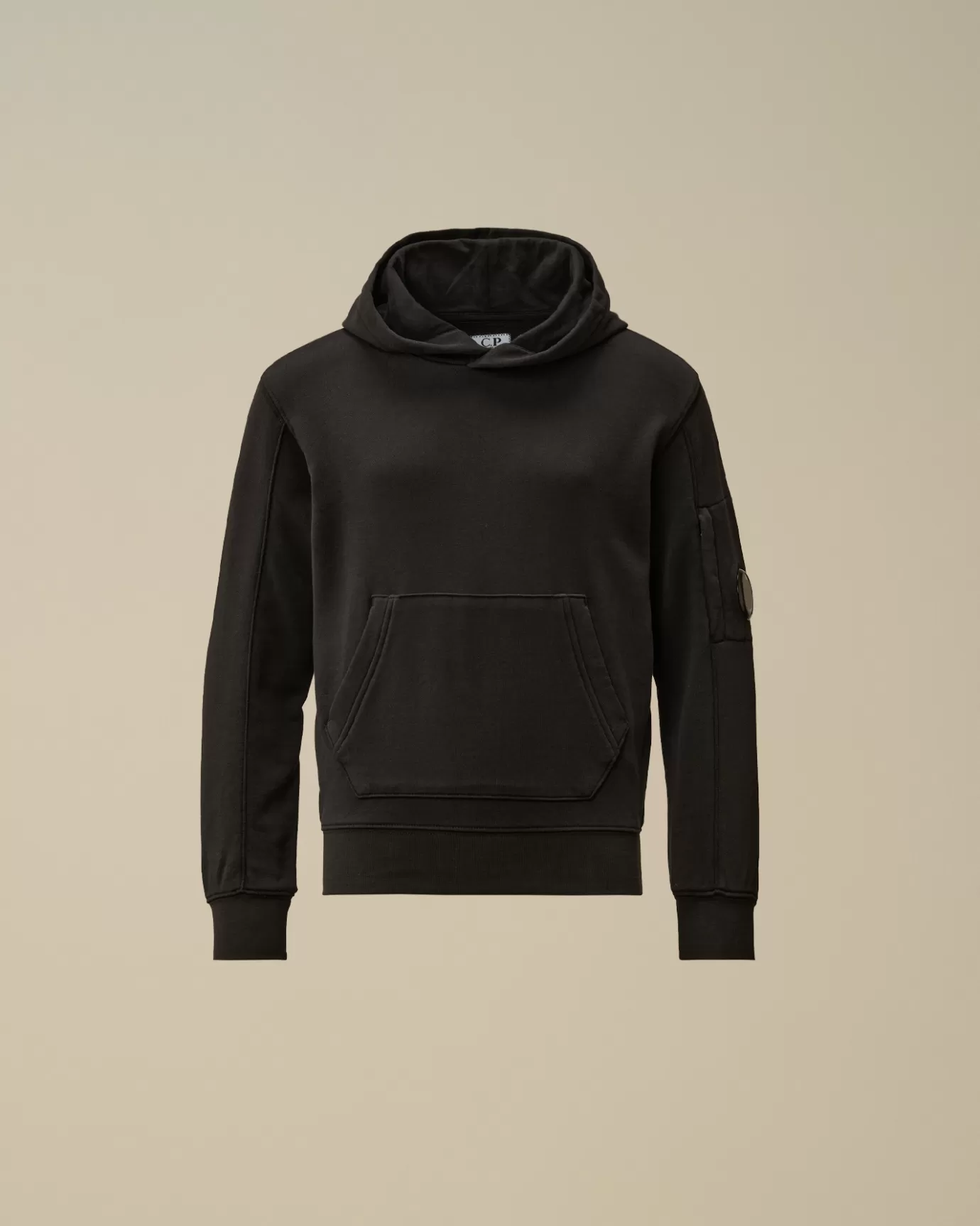 U16 Diagonal Fleece Hooded Sweatshirt<C.P. Company Clearance