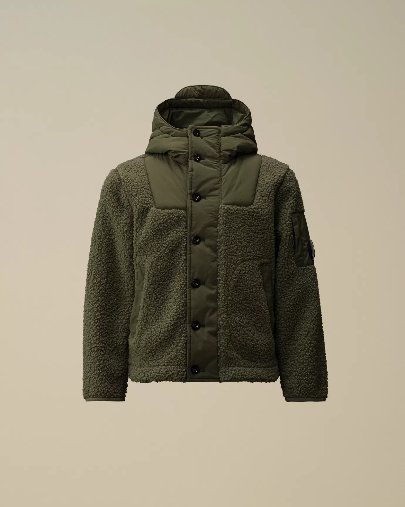 U16 Polar Shell Buttoned Hooded Jacket<C.P. Company Shop