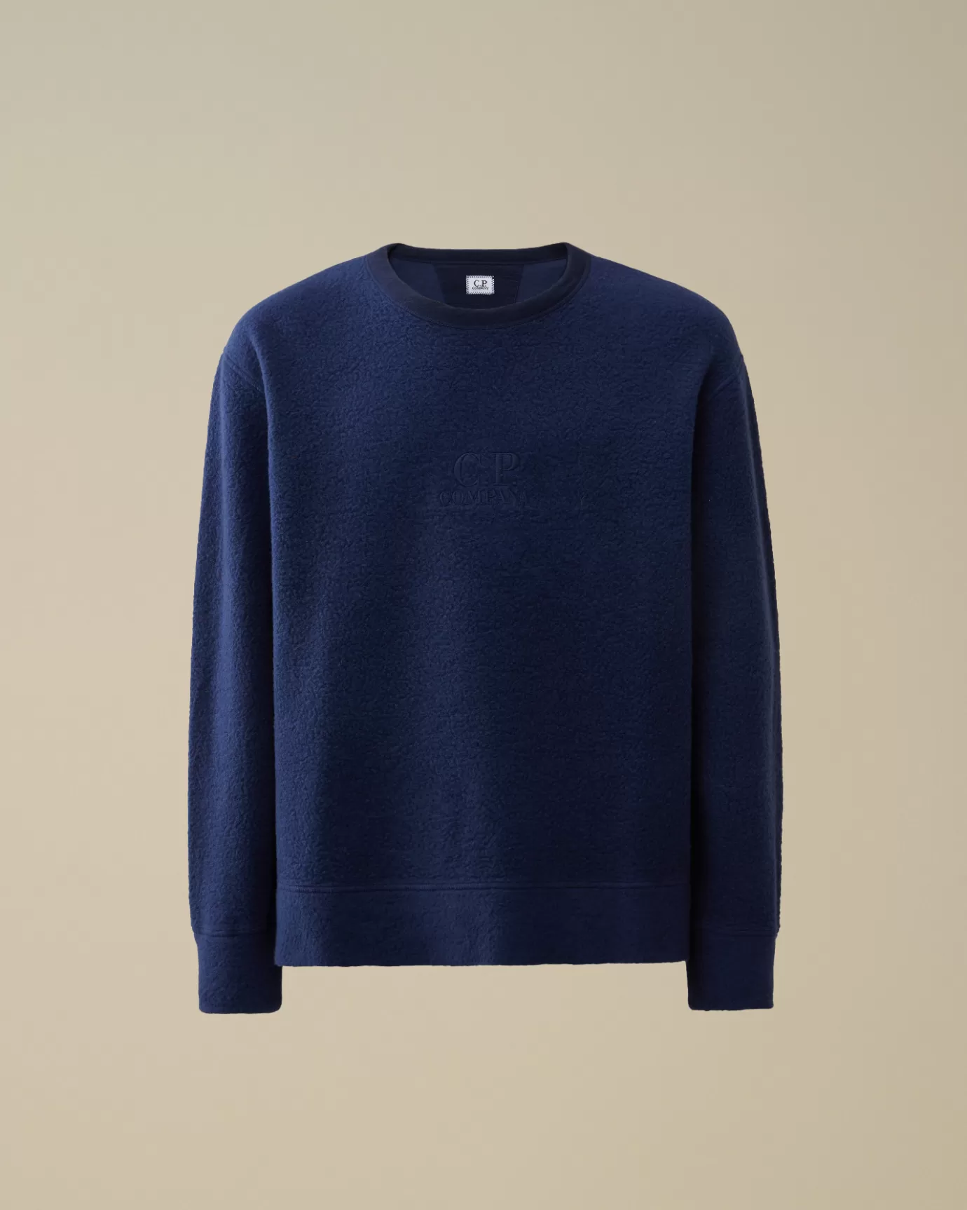 Wool Polar Fleece Crewneck Sweatshirt<C.P. Company Cheap