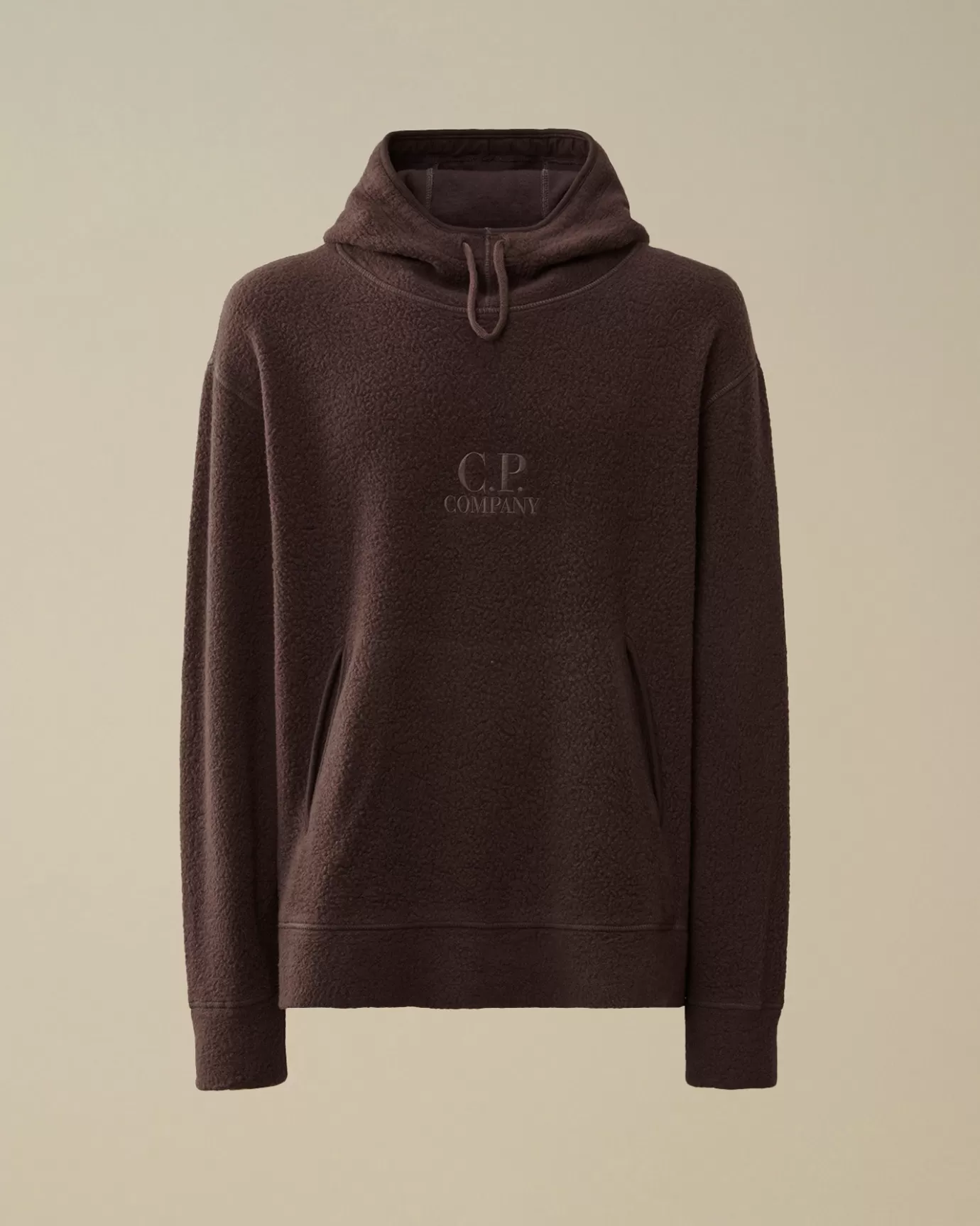 Wool Polar Fleece Hooded Sweatshirt<C.P. Company Clearance